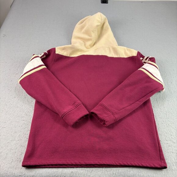 Florida State Seminoles Hoodie Mens Medium Red Pullover Embroidered Sweatshirt - Picture 8 of 11